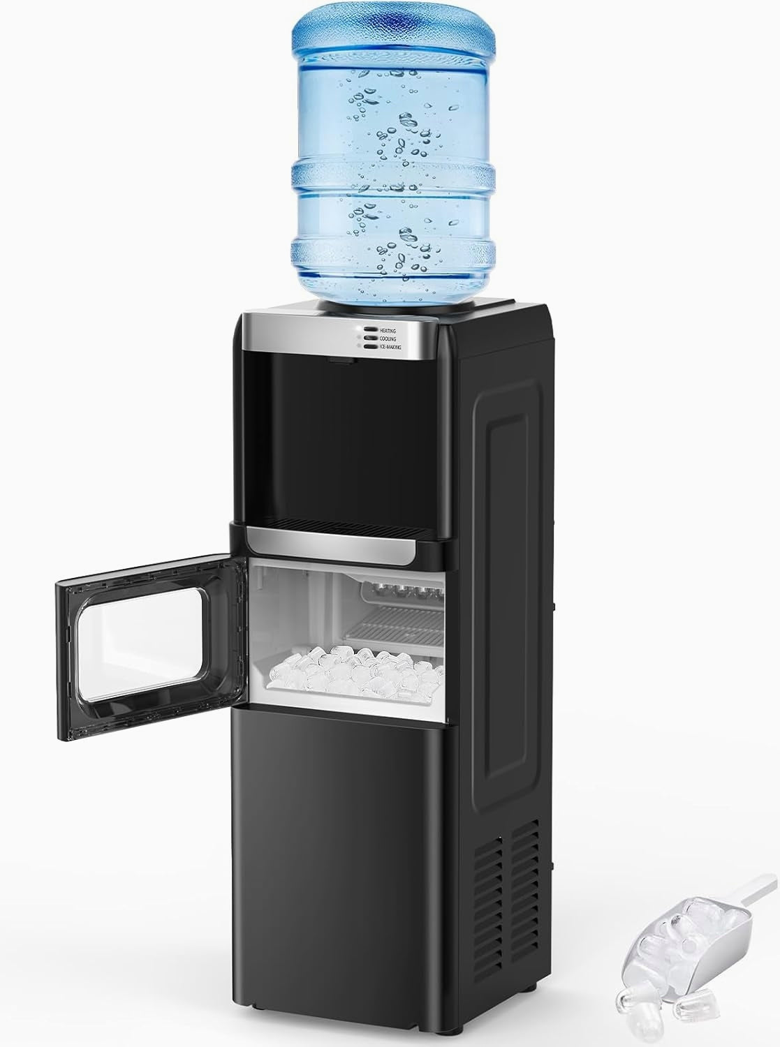 3-in-1 water dispenser and ice maker