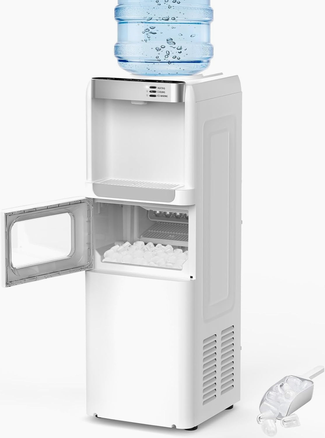 3-in-1 water dispenser and ice maker